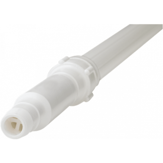 VIKAN Alum. kij telesk.z przepł,1615-2780mm,biały -zdjęcie numer 2