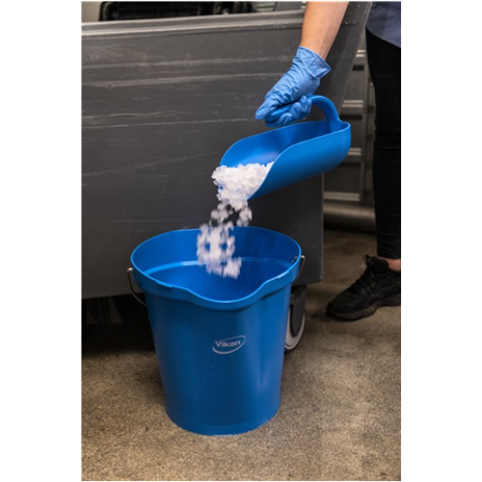 VIKAN Ergonomiczny czerpak, 2 litry,żółty -zdjęcie numer 5