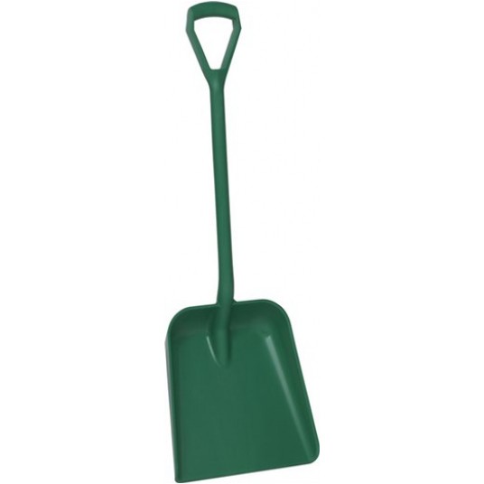 VIKAN Łopata, D Grip, 346 mm, zielona -zdjęcie numer 1