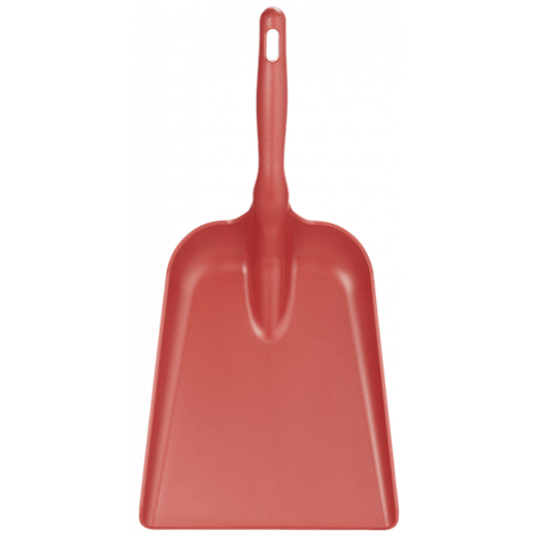 VIKAN Łopata z krótką rączk,wykryw,275 mm,czerwona -zdjęcie numer 2