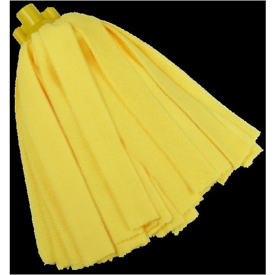 VIKAN Mop z mikrofibry, 200g, żółty -zdjęcie numer 1