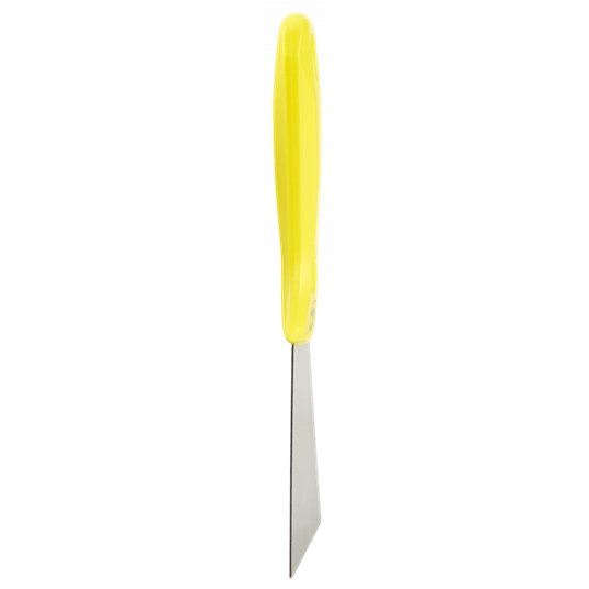 VIKAN Skrobaczka ze stali nierdzewnej,100mm,żółta -zdjęcie numer 3