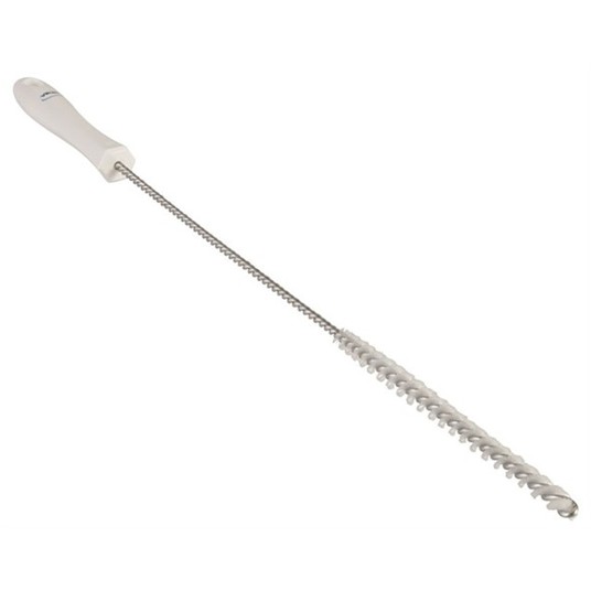 VIKAN Szczotka do rur, śr.10mm,500mm,twarda,biała -zdjęcie numer 1