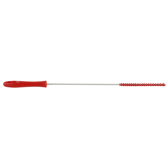 VIKAN Szczotka do rur,śr10mm,500mm,twarda,czerwona -zdjęcie numer 3