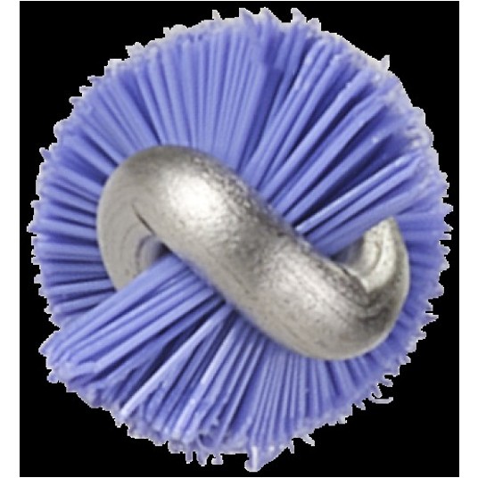 VIKAN Szczotka do rur,śr10mm,500mm,twarda,purpurow -zdjęcie numer 3