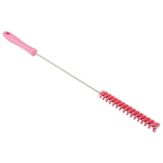 VIKAN Szczotka do rur,śr20mm,500mm,średnia,różowa -zdjęcie numer 1