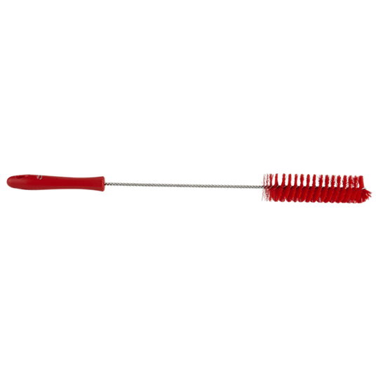 VIKAN Szczotka do rur,śr40mm,500mm,twarda,czerw -zdjęcie numer 2