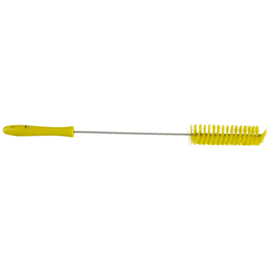 VIKAN Szczotka do rur,śr40mm,500mm,twarda,żółta -zdjęcie numer 3