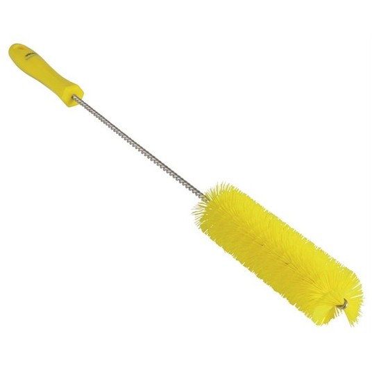VIKAN Szczotka do rur,śr40mm,500mm,twarda,żółta -zdjęcie numer 1