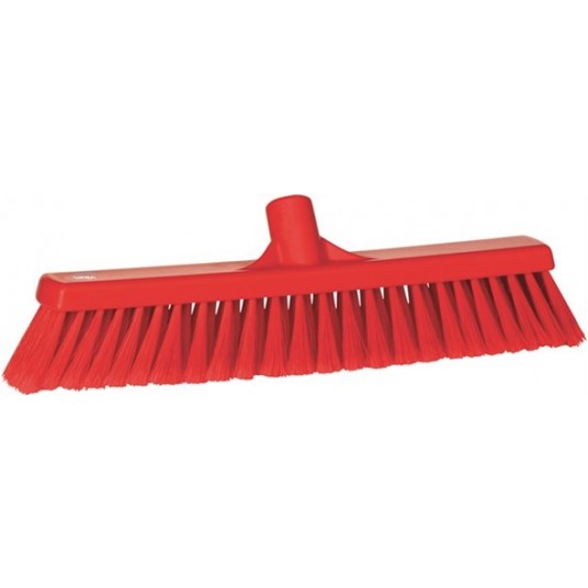 VIKAN Szczotka na kij,410mm,miękka/rozszczep,czerw -zdjęcie numer 1