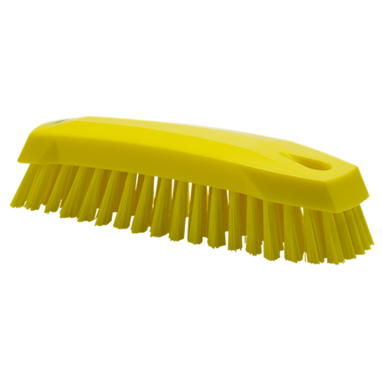 VIKAN Szczotka ręczna, 165 mm, średnia, żółta -zdjęcie numer 3