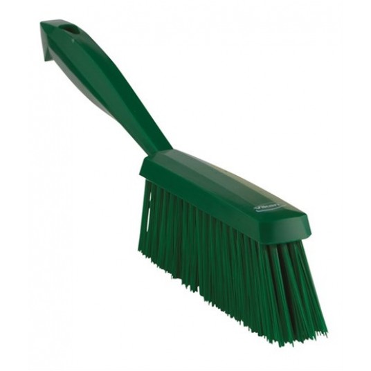 VIKAN Szczotka ręczna,330mm,średnia,zielona -zdjęcie numer 1