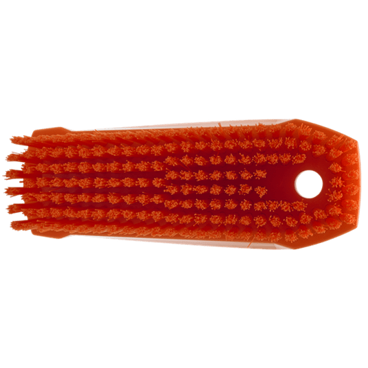 VIKAN Szczotka ręczna,twarda,130mm,pomarańczowa -zdjęcie numer 2