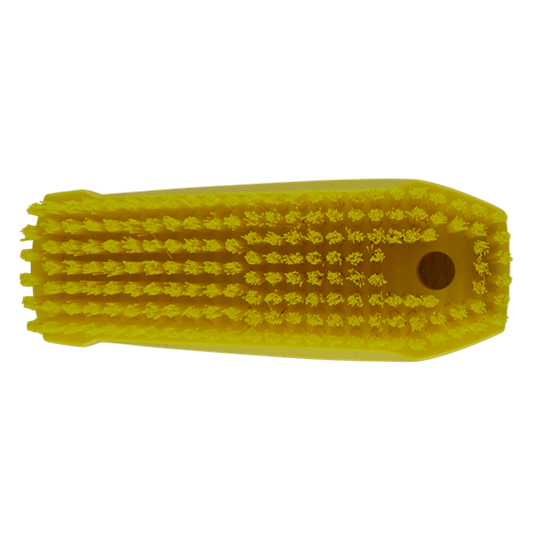 VIKAN Szczotka ręczna,twarda,130mm,żółta -zdjęcie numer 2