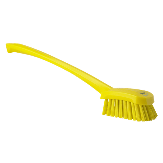 VIKAN Szczotka z dł. uchwyt.,415mm,twarda,żółta -zdjęcie numer 2