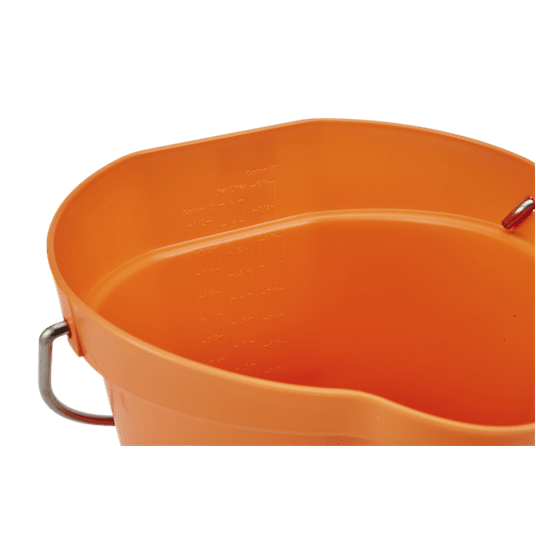 VIKAN Wiadro, 6 litrów, pomarańczowe -zdjęcie numer 3