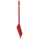 VIKAN Łopata, D Grip, 346 mm, czerwona -zdjęcie numer 2