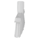 VIKAN Szczotka z gwintem kątowym,250 mm,średnia -zdjęcie numer 3