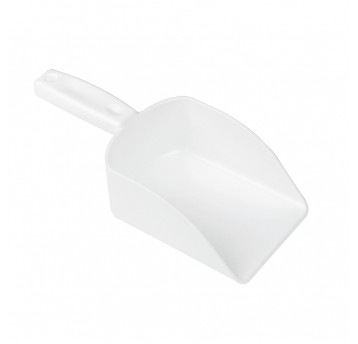 Czerpak ręczny bezszwowy mały Biały