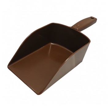 Czerpak ręczny bezszwowy średni brązowy