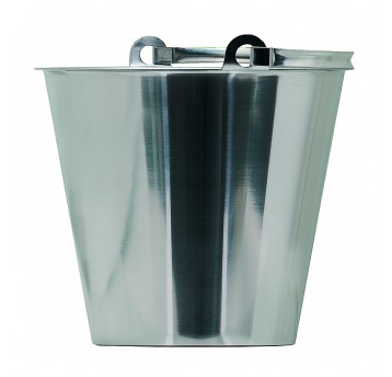 DAL Wiadro ze stali nierdzewnej z rantem15 L