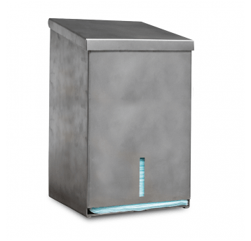 Dyspenser ścienny V.1 na czyściwo z daszkiem