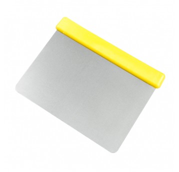 Elastyczna skrobaczka ręczna ze st. nier. Żółta