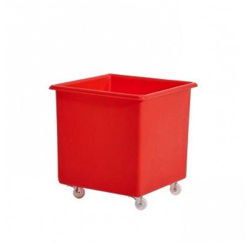 FLE Pojemnik na kółkach 72 L Czerwony