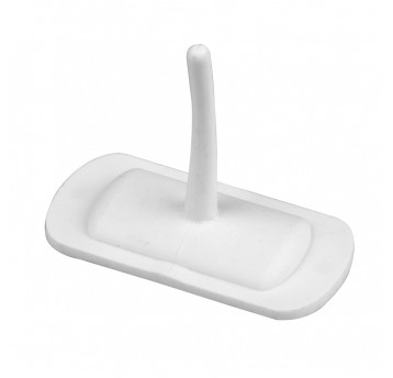 Hak z tworzywa Biały