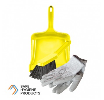 Jednorazowy zestaw do stłuczki szklanej Żółta