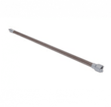 Lanca ssąca z tworzywa z tubą ssącą ze stali nier.