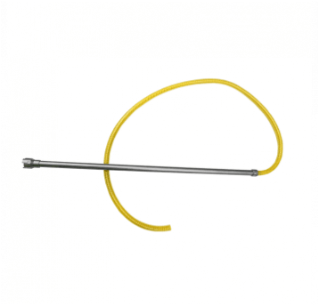 Lanca ssąca z tworzywa z wężem ssącym - czerwony