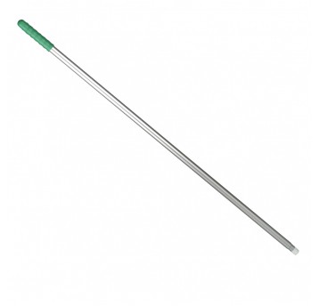 Lekki aluminiowy kij do szczotek Zielony