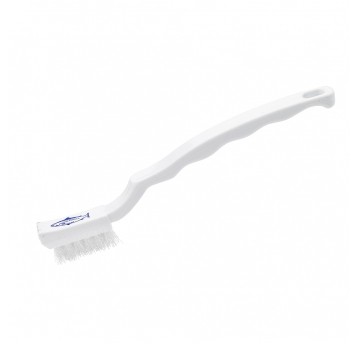 Mała szczotka do czyszczenia maszyn Biała
