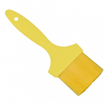 Pędzel do glazurowania szeroki Żółty