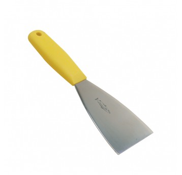 Skrobaczka ręczna ze stali nie. szeroka Żółta