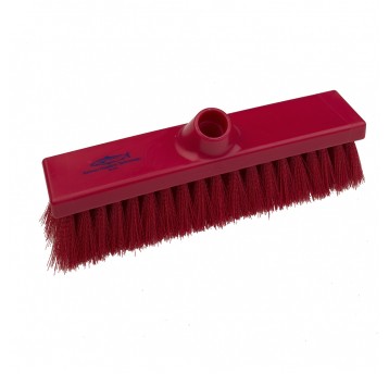 Szczotka do mycia i zamiatania Czerwona