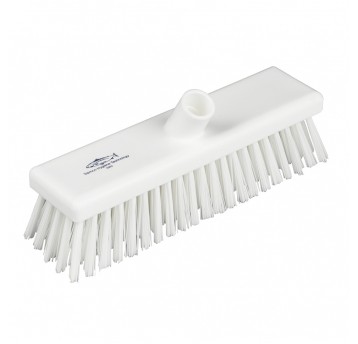 Szczotka do szorowania z dłuższym włosiem Biała