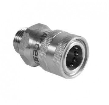 Szybkozłącze żeńskie GZ 1/2" z dosz. stoż. s. n.