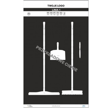 Tablica cieni 120 PP Czarna