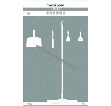 Tablica cieni 120 PP Szara