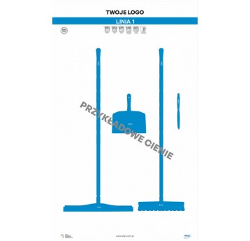 Tablica cieni 120 PVC Biała