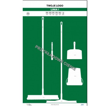 Tablica cieni 120 PVC Zielona