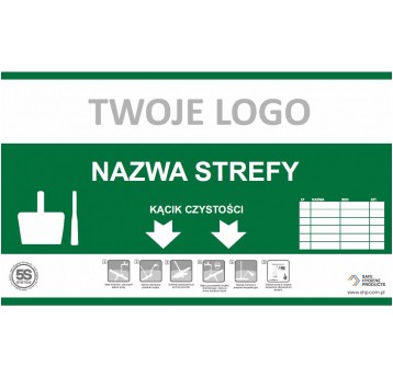 Tablica informacyjna 5S Zielona