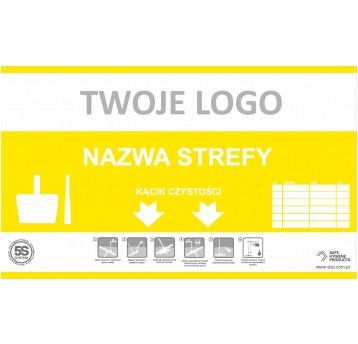 Tablica informacyjna 5S Żółta