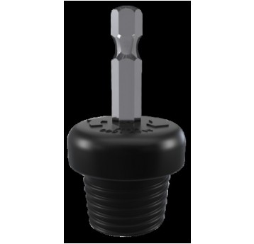 VIKAN Adapter,śr 20 mm, 55 mm, czarny (op.2szt.)