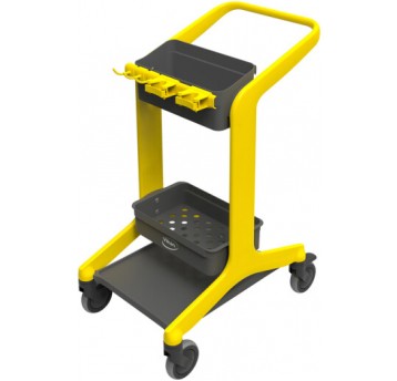 VIKAN Mobilna stacja czyszczącaHyGo,780mm,żółta