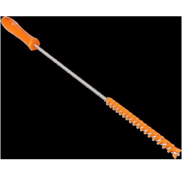 VIKAN Szczotka do rur,śr10mm,500mm,twarda,pomarańc