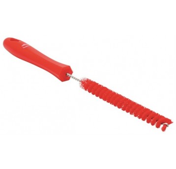 VIKAN Szczotka do rur,śr15mm,310mm,twarda,czerwona