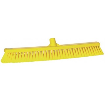 VIKAN Szczotka na kij, 610 mm, miękka, żółta
